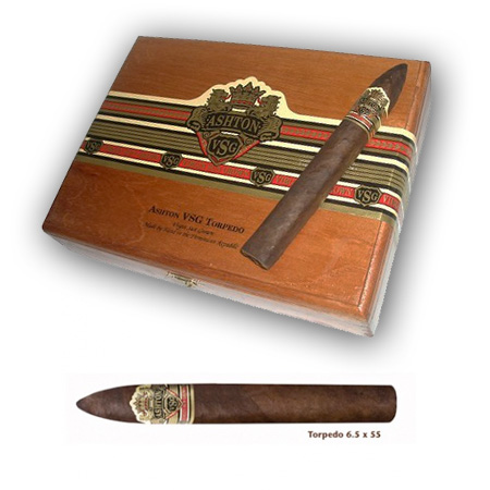 Ashton VSG Torpedo Cigars - Box of 24