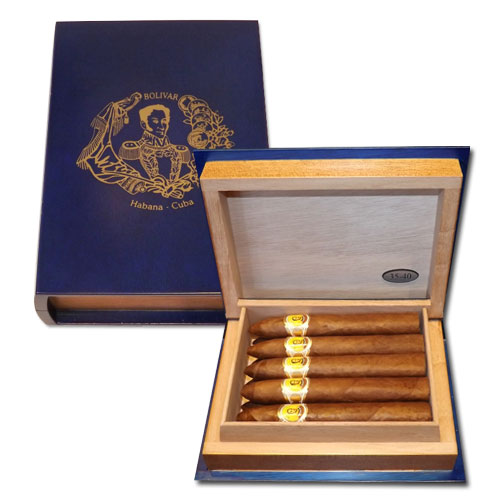 Bolivar Belicosos Finos Limited Edition Book (2007 Vintage) - 10 cigars - Blue