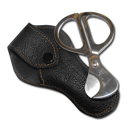 Cigar Scissors - Medium Size - With Pouch