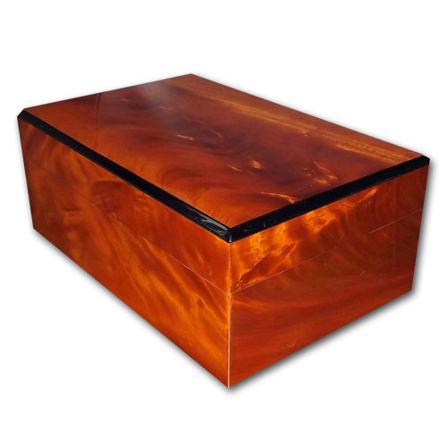 Gentili Classic Mahogany Humidor - 35 Cigar Capacity