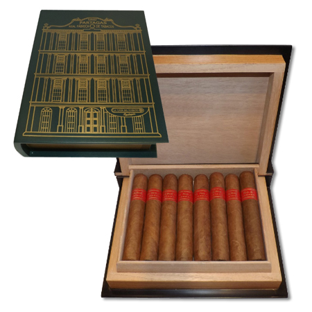 Partagas Serie D No. 4 - Book Style Cabinet - Cab of 16 Cigars - Green