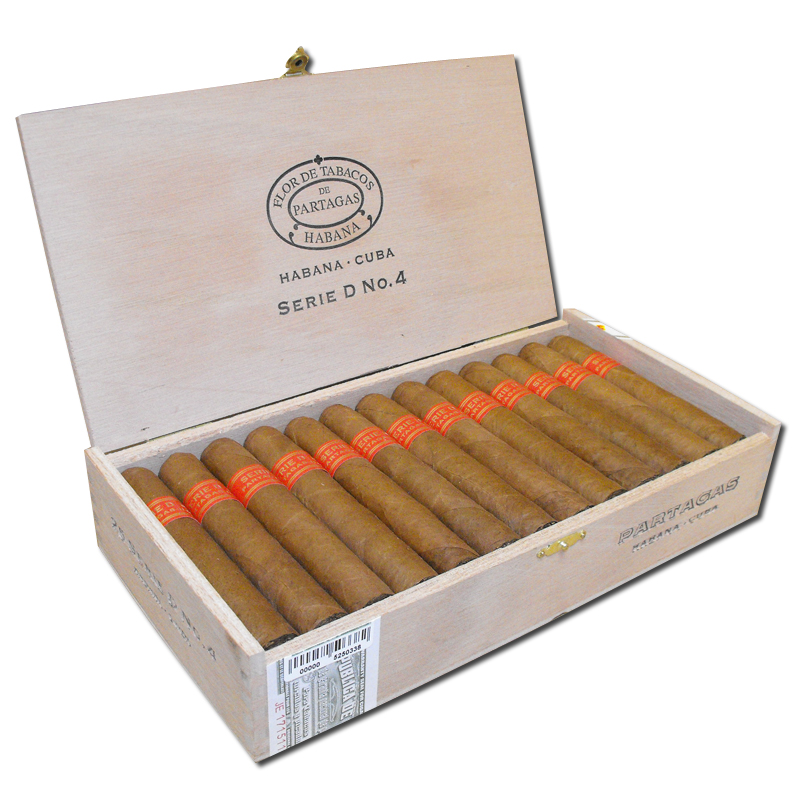 Partagas Serie D No. 4 Cigar Box of 25 Partagas Serie D No. 4 Cigar Box of 25