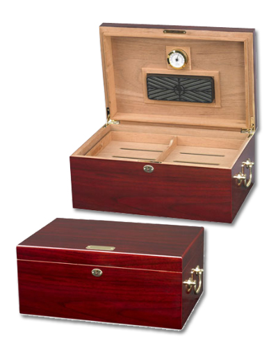 Enterprise Tuscany - Cherry Humidor - 100 Cigar Capacity