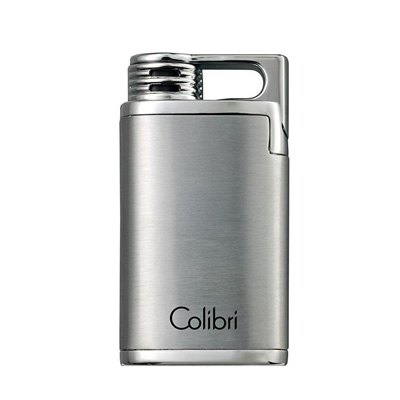 Colibri Belmont (Wind Proof) Lighter - Satin Silver Colibri Belmont (Wind Proof) Lighter - Satin Silver