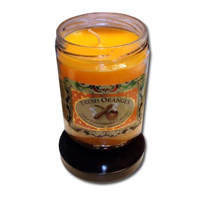 Anti Tobacco Candle Jar - Fresh Oranges