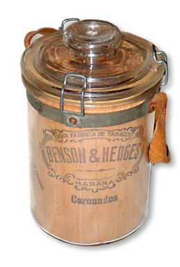 Benson And Hedges glass jar (code 094)