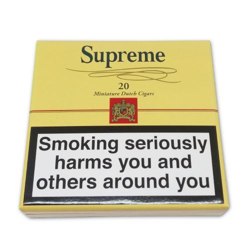 Supreme Mini Yellow - Pack of 20 Supreme Mini Yellow - Pack of 20