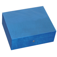 Elie Bleu Fruit Collection Blue Humidor - 75 Cigar Capacity