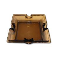 Smoky Glass Ashtray - Square