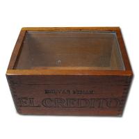 Brevas El Credito glass top antique humidor ONE ONLY