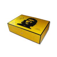 Elie Bleu Humidor - Che - Gold Yellow Sycamore  - 110 Cigar Capacity