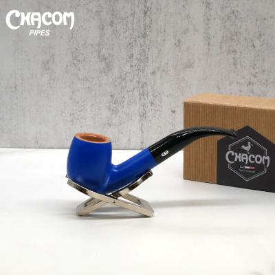 Chacom Laquee Blue Metal 9mm Adapter Filter Fishtail Pipe (CH533)