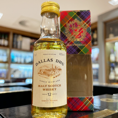 Dallas Dhu 12 Year Old 1990s Gordon & MacPhail Miniature - 40% 5cl