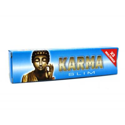 Karma Blue Slim King Size Multipack Rolling Papers (1 Pack of 3)