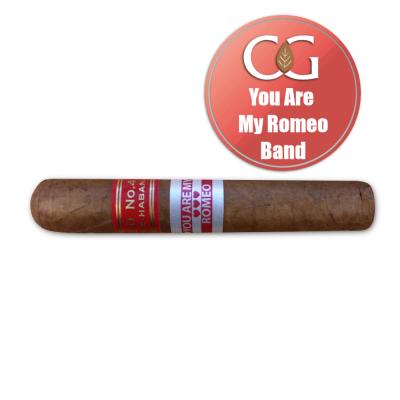 Partagas Serie D No. 4 Cigar - 1 Single (You Are My Romeo Band)