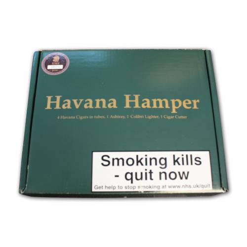Habanos Havana Hamper - 4 Cigars, Lighter and Ashtray Gift Set