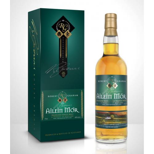 Ailein Mor 10 Year Old Award Winning Single Malt Whisky - 70cl 40%