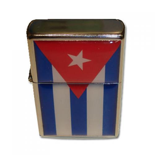 Cuban Flag Petrol Lighter