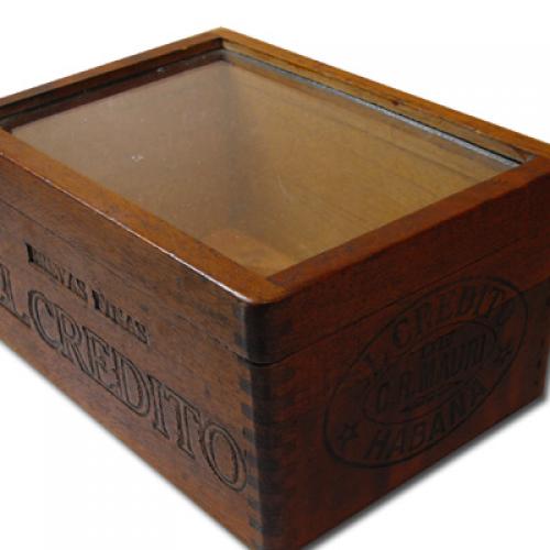 Brevas El Credito glass top antique humidor ONE ONLY