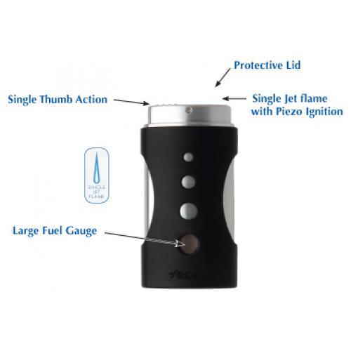 Xikar Plunge Jet Lighter Silver