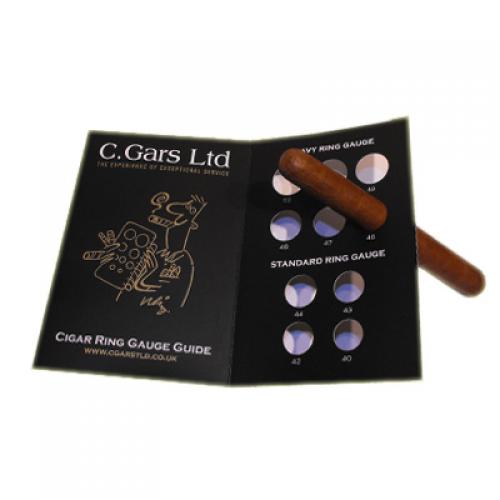 Cigar Ring Gauge Guide - up to 60 ring gauge