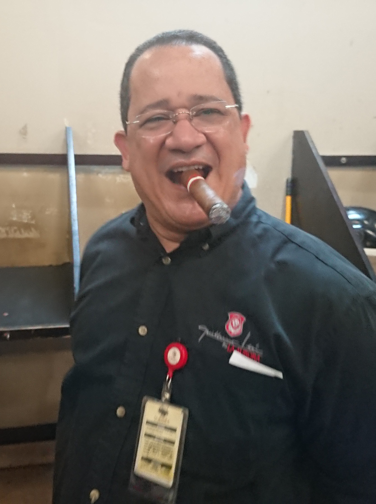 Eugenio from La Aurora Cigar Factory