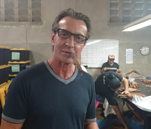 Litto Gomez Testing Tobacco at LFD Cigars Factory