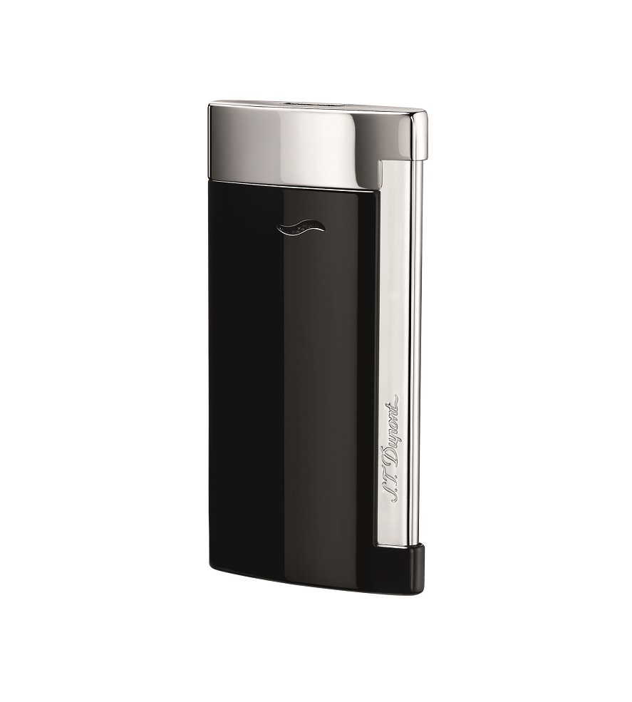 ST Dupont Slim 7 - Flat Flame Torch Lighter - Black Lacquer