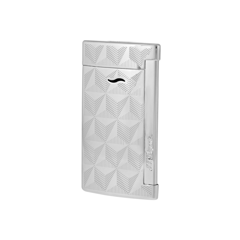 ST Dupont Slim 7 Flat Flame Torch Lighter Firehead Chrome