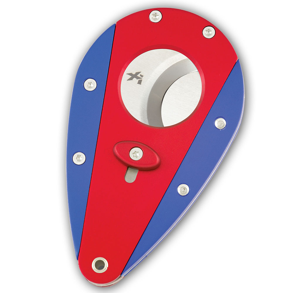 Xikar Cigar Cutter - Twin Colour - Red and Blue