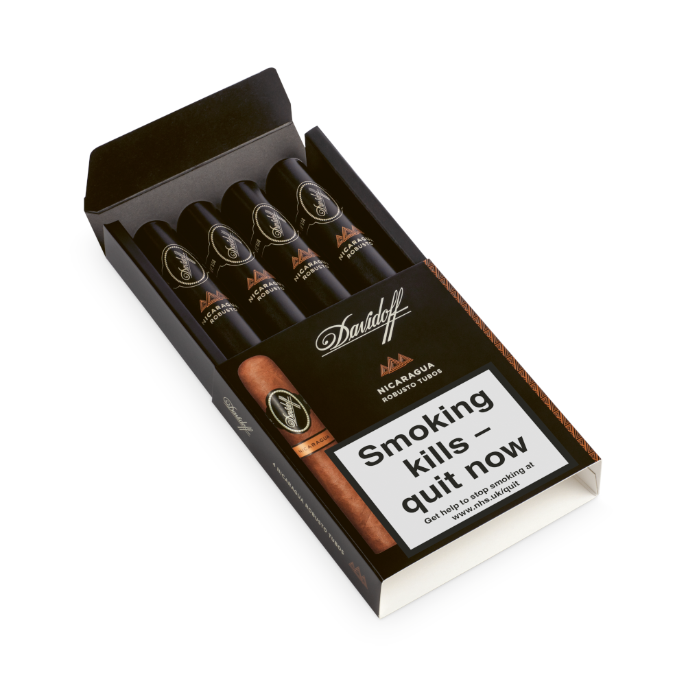 Davidoff - The Nicaraguan Experience - Robusto Tubed Cigar - Pack of 4