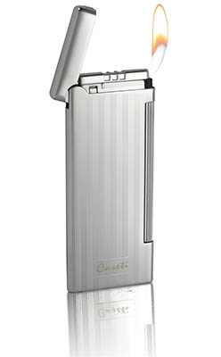 Caseti Soft Flame Flint Lighter - Chrome Plated (End of Line)