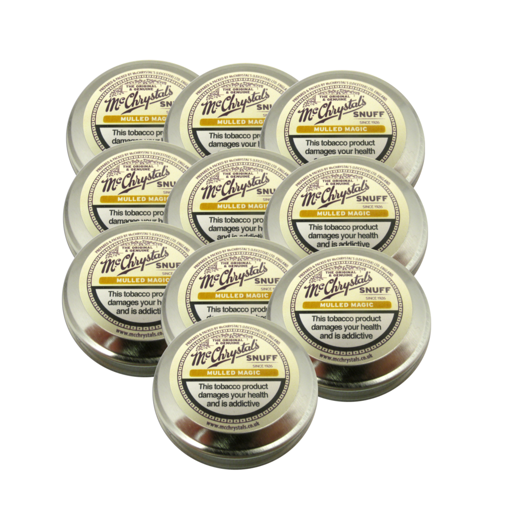 McChrystal\'s Mulled Magic Snuff - Mini Tin - 10 x 3.5g