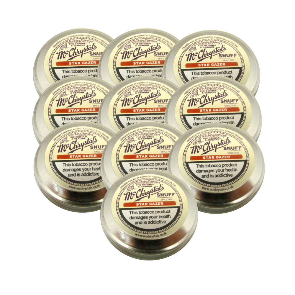 McChrystal\'s Star Gazer Snuff - Mini Tin - 10 x 3.5g