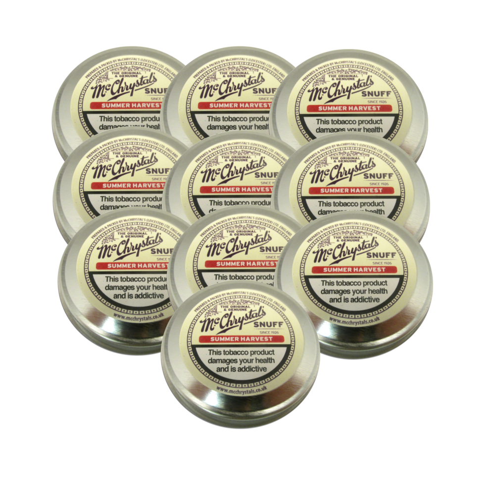 McChrystal\'s Summer Harvest Snuff - Mini Tin - 10 x 3.5g