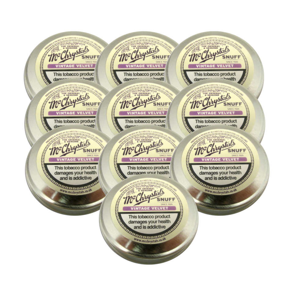 McChrystal\'s Vintage Velvet Snuff - Mini Tin - 10 x 3.5g