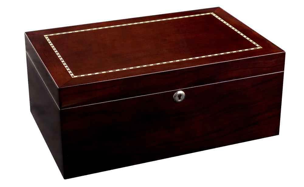 Adorini Genova Large Deluxe Cigar Humidor 150 Cigar Capacity