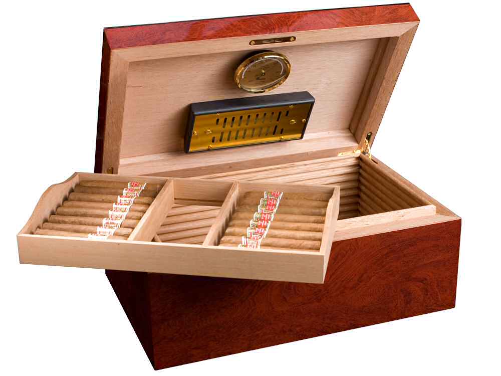 Adorini Venezia Large Deluxe Cigar Humidor 150 Cigar Capacity