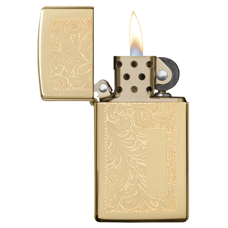 Zippo Slim Brass Windproof Lighter