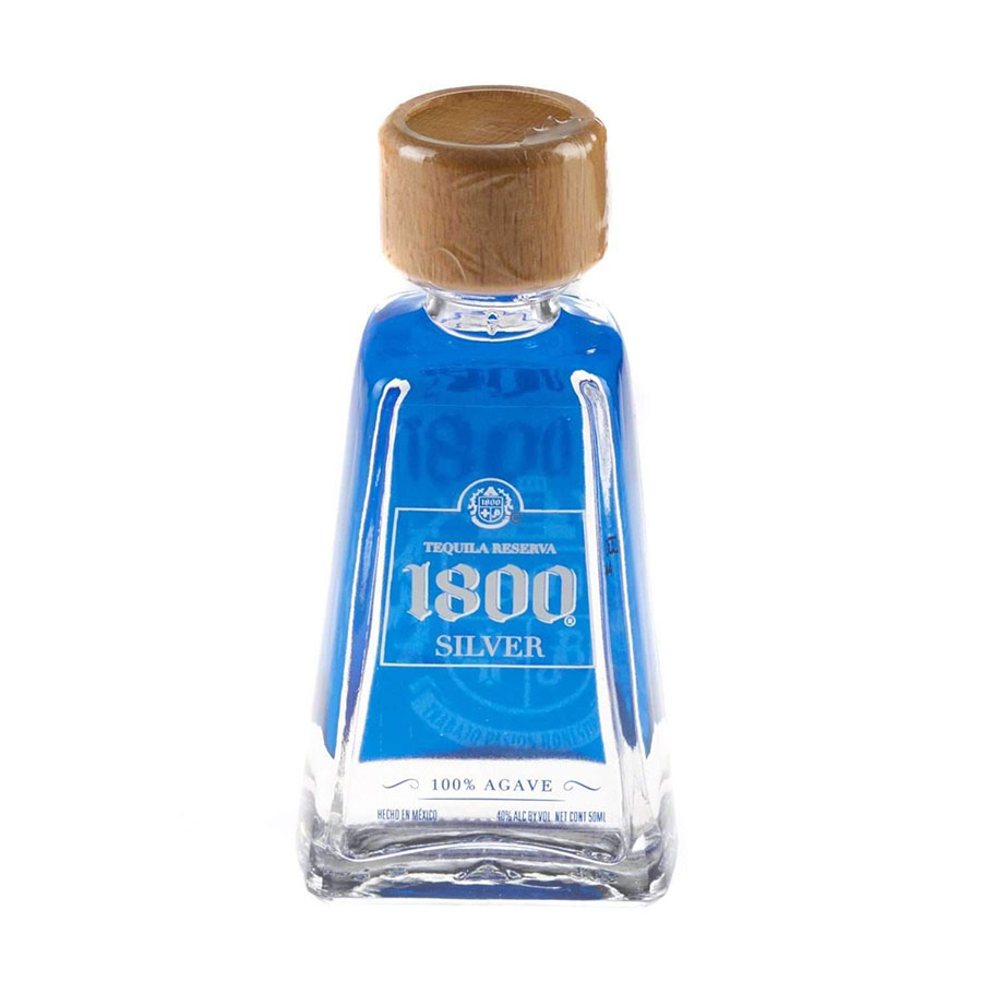 1800 Silver Tequila Miniature - 5cl 40%
