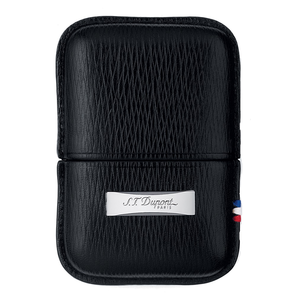 ST Dupont Leather Lighter Case for Gatsby & Ligne 2 - Black