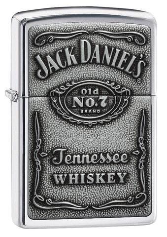 Zippo - Jack Daniels Pewter Emblem - Windproof Lighter