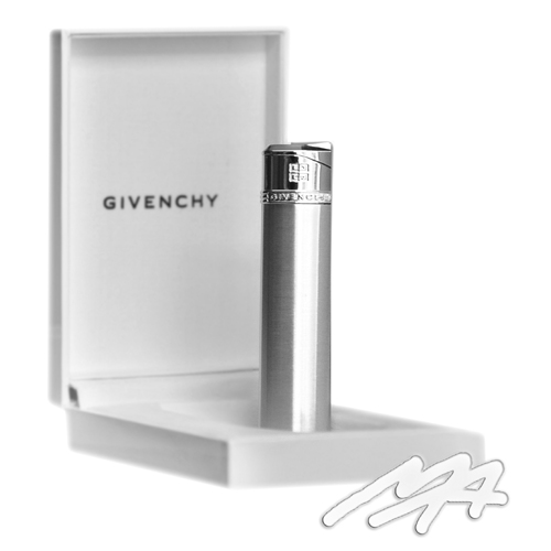Givenchy Diamond Silver Satin Lighter