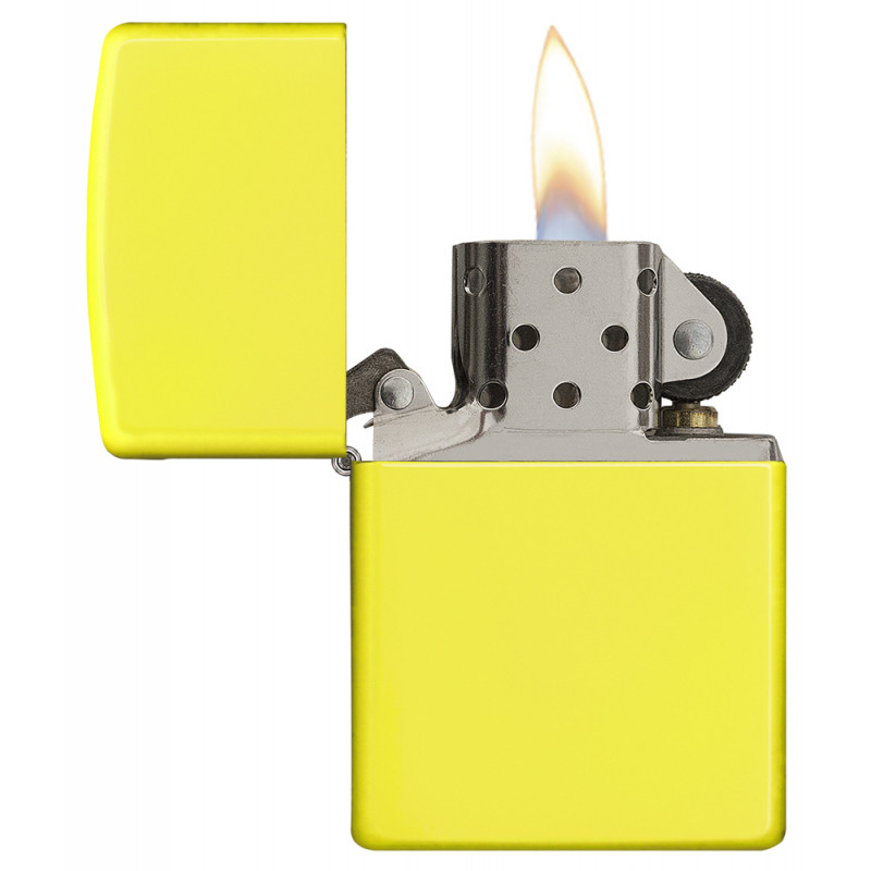 Zippo Neon Yellow Windproof Lighter
