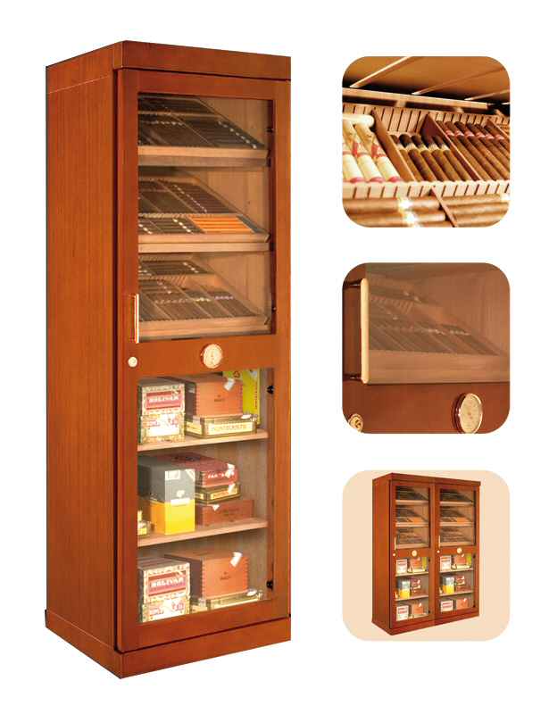 Adorini Roma Mahogany Deluxe Cigar Humidor Cabinet 3100 Cigar