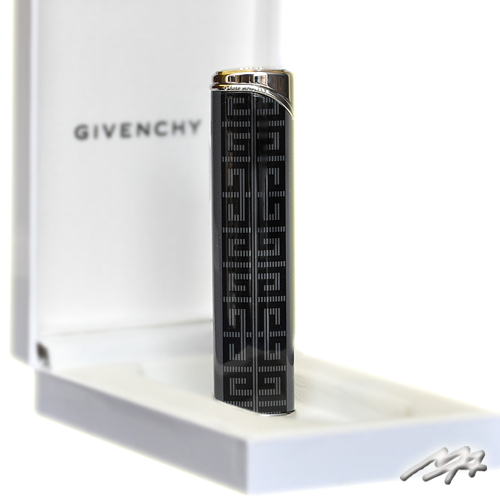 Givenchy Dia Silver Black Lacquer Lighter