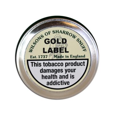 Wilsons of Sharrow Snuff - Gold Label - Small Tin - 5g