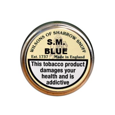 Wilsons of Sharrow Snuff - S.M Blue - Medium Tin - 10g