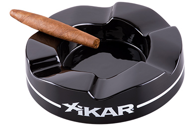 Xikar Wave Ceramic Ashtray - Black