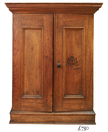 Beck antique cigar cabinet